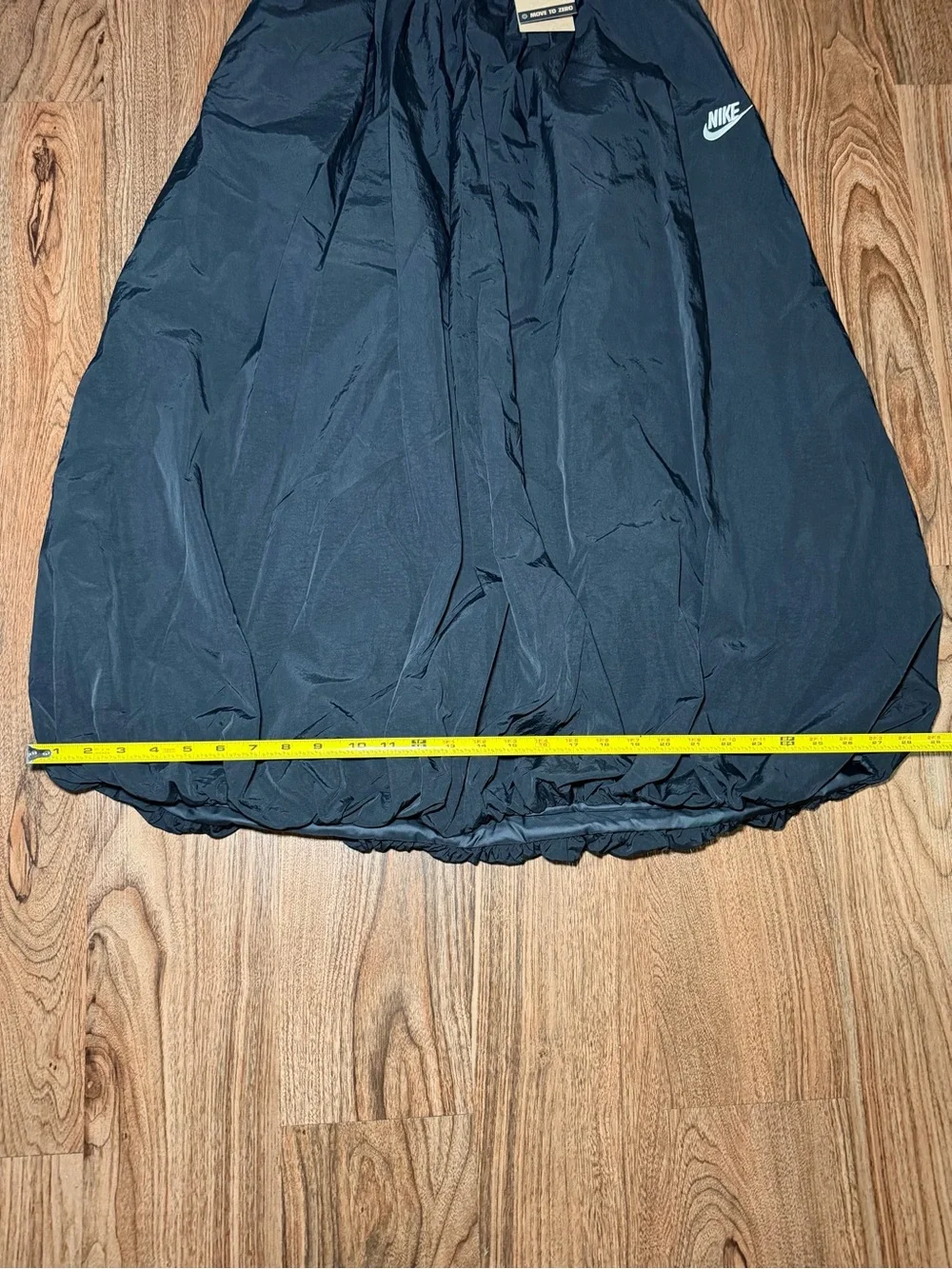 Nike Sportswear Windrunner Women's Bubble Hem Skirt XS Black/Sail IM7450-010 NWT